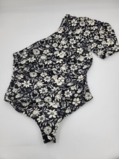 Free People Intimately "Somethin Bout You" One Shoulder Bodysuit size Large