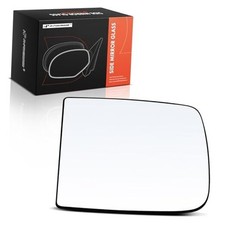 Left Driver Side Upper Non-Heated Mirror Glass with Backing Plate -
