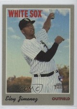 2019 Topps Heritage High Number 1970 Cloth Stickers Eloy Jimenez #17 g2d
