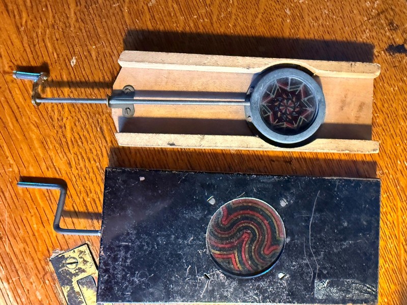 Antique Magic Lantern Chromotrope Kaleidoscope Slides