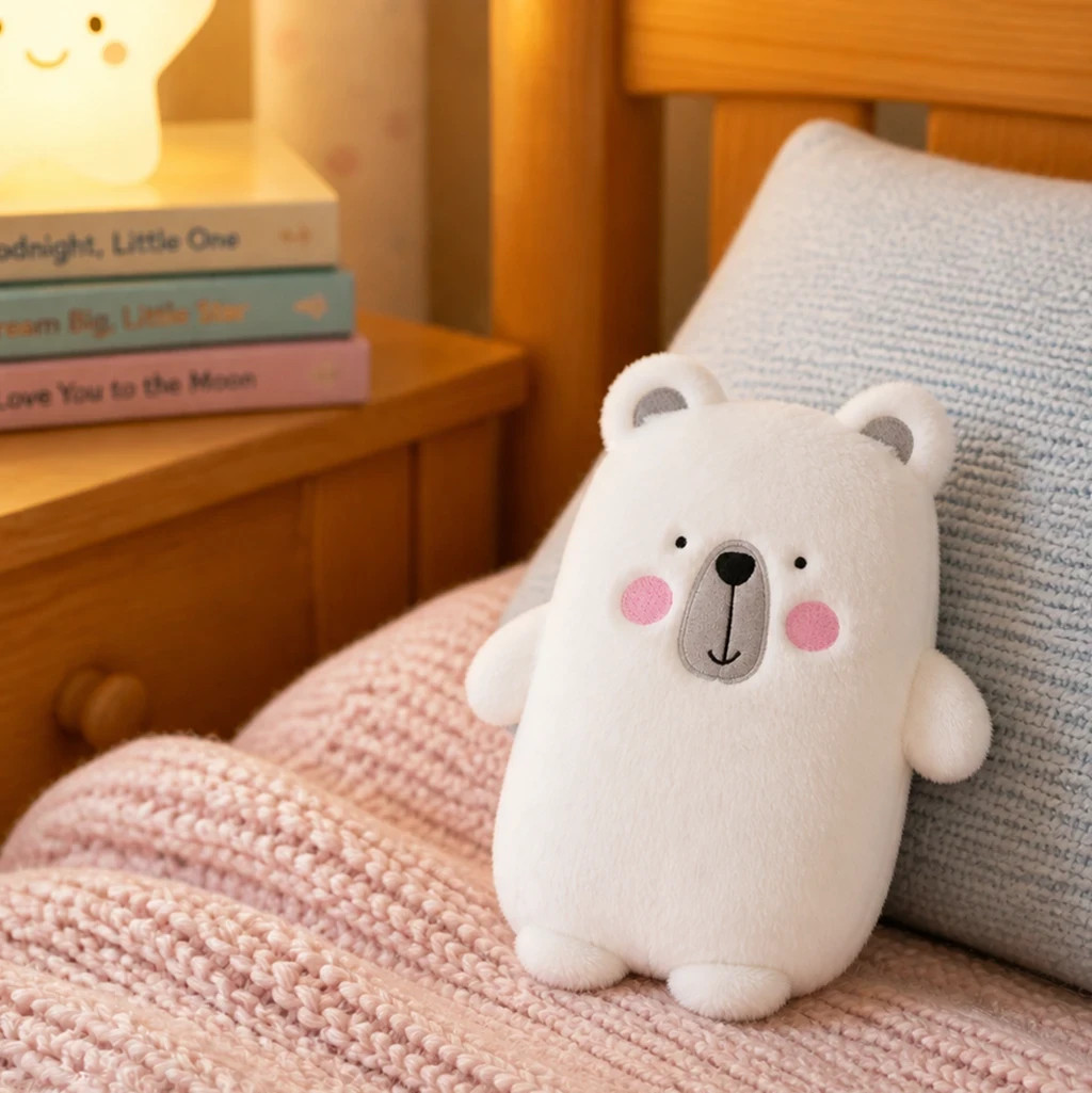 Follow That Dream Blushing Polar Bear 750Ml Novelty Hot Water Bottle - Image 2