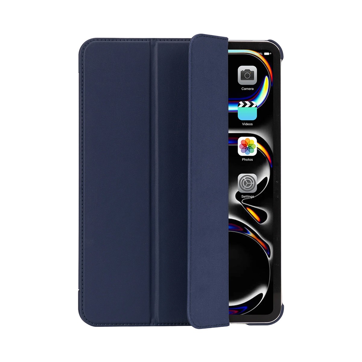 Coque iPad Pro 11 2025 noire étui tri-fold magnétique - 4