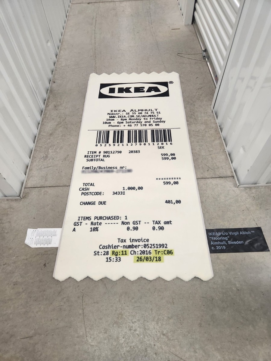 Ikea Receipt Virgil Abloh Ikea Price Virgil Abloh (Louis Vuitton