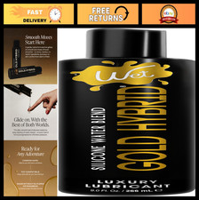 Long-Lasting Hybrid Silicone Water-Based Lubricant Glycerin Paraben-Free
