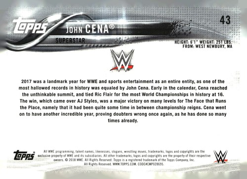 2018 Topps WWE base, inserts, and bronze - PYC - complete your set - Picture 87 of 289