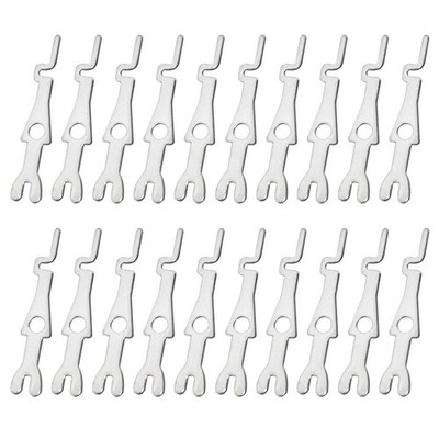 20 PCS 55500-PRT Fork Type Key For Locking Electrical Switches Tamper Resistant