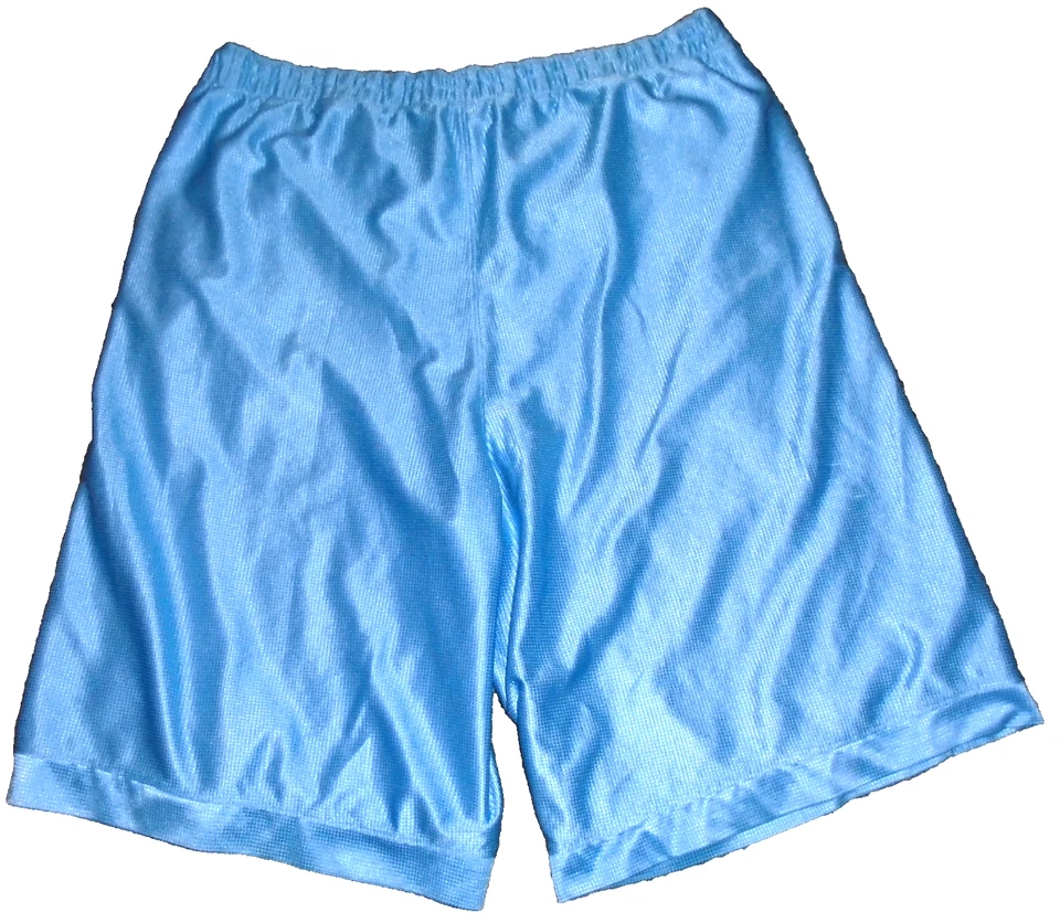 Pantalones Cortos de Baloncesto Marca Nike Jordan Talla Grande Bolsillos Azul/Amarillo Gris Etiqueta Foto 2 de 4