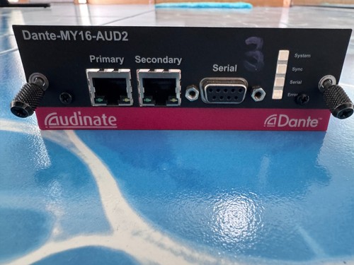 AUDIENT Dante-MY16-AUD2 Interface Card (Yamaha)