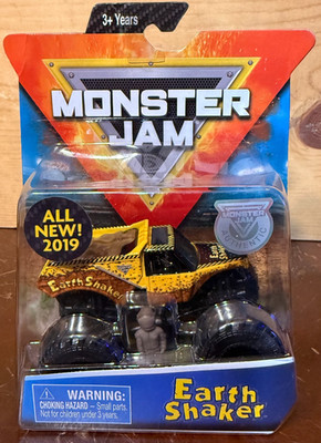 Monster Jam Official Earth Shaker Diecast Monster Truck 1:64 Brand New Toy Gift
