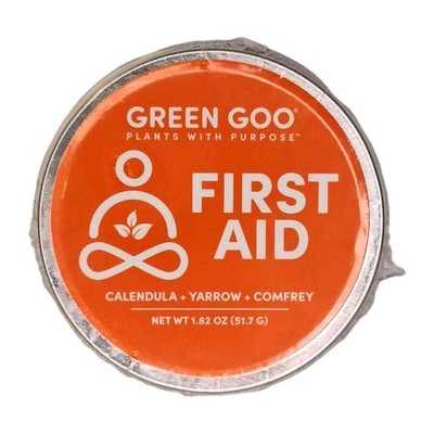 Green Goo First Aid Calendula Yarrow Comfrey Full Size 1.82 Oz New Sealed