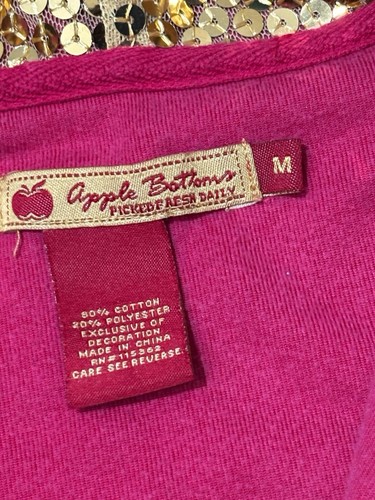 Apple Bottoms Y2K Girls Velour Hoodie Zip Up Girls Youth Size Medium - Picture 9 of 9