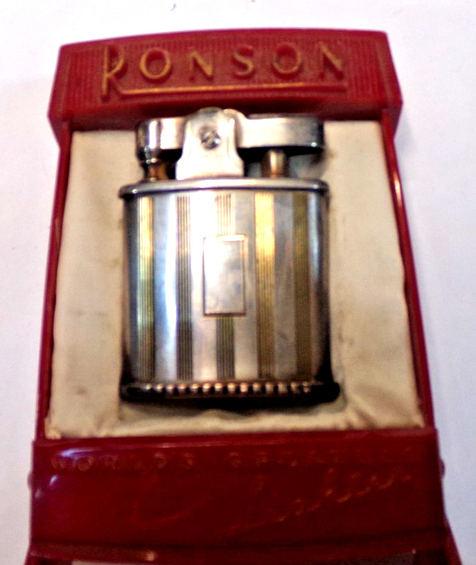 Usa In Original Case Silver Tone With Cartouche