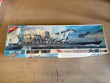 Nichimo 1/600 Scale Japanese Battleship Yamato Model Kit WWII Warship Motorized