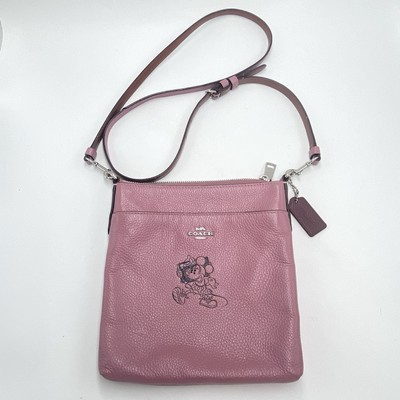 COACH X Disney Pink MINNIE MOUSE BOOMBOX Crossbody Bag