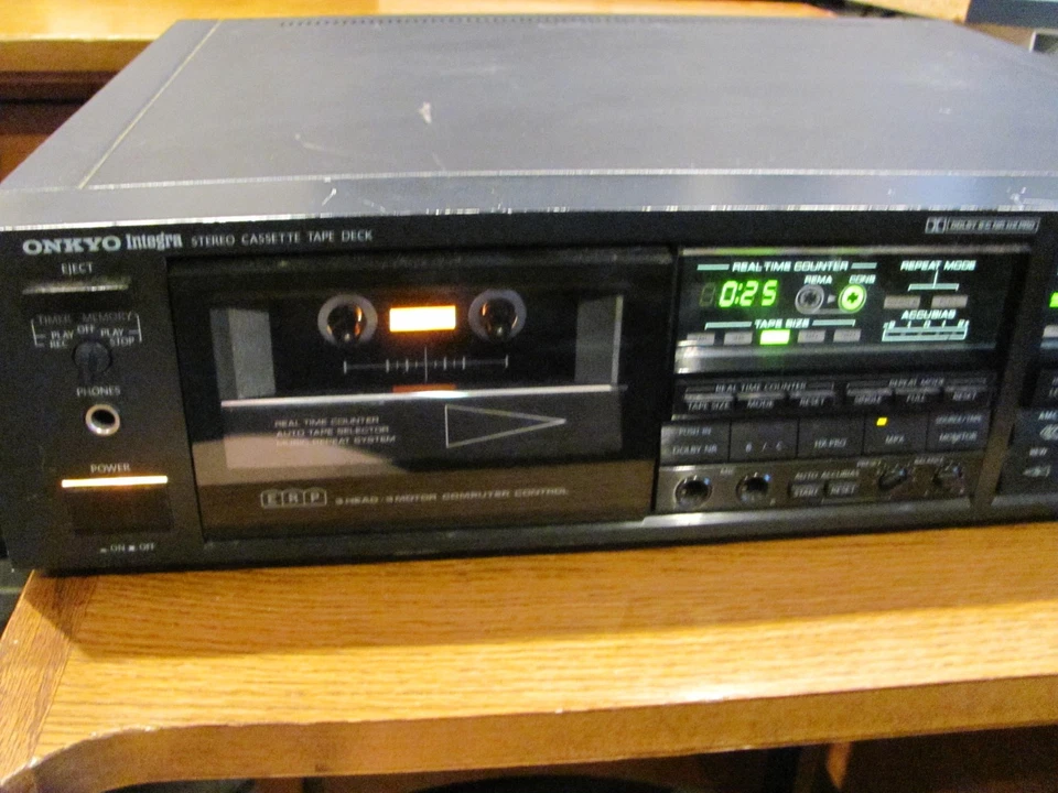 ONKYO Integra TA-2058 Estéreo Cassette Deck 3 Cabezales RARO BUEN ESTADO Foto 2 de 4