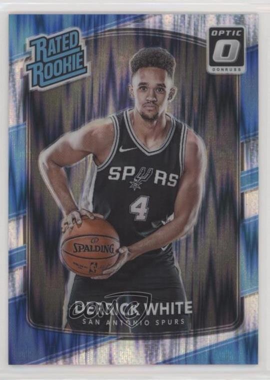 2017-18 Panini Donruss Optic Rated Rookie Shock Derrick White #172 00bf