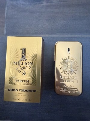 1 Million Parfum By Paco Rabanne 1.7 oz / 50ml w/box - 99% Full