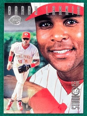 Barry Larkin - 1996 Leaf Studio #26 - Cincinnati Reds Baseball Card