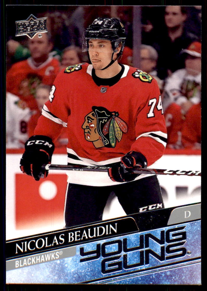2020-21 Upper Deck #226 Nicolas Beaudin Young Guns Rookie