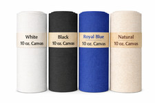 Cotton Duck Canvas Heavy Weight 10oz. 60 Inch Wide - Natural, Black, White