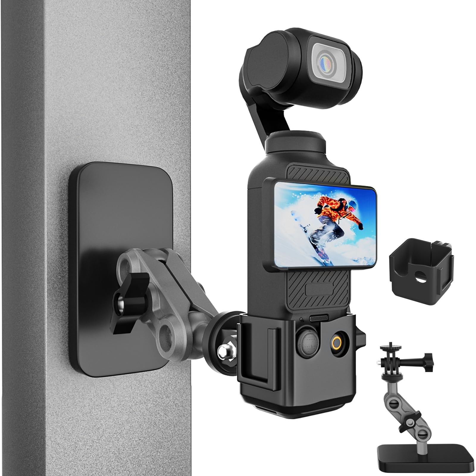 Magnetic Mount Stand for DJI Osmo Pocket 3,360&deg;Adjustable A