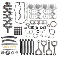 Engine Rebuild Overhaul Kit-Crankshaft &Piston&Timing For Hyundai Kia 2.4L G4KJ