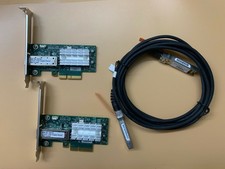 2x Mellanox MCX311A-XCAT CX311A ConnectX-3 EN Network Card 10GbE SFP+ cable *af