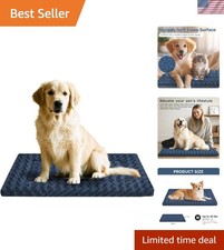 Dog Beds Crate Pad, Dog Bed Mat for Medium Dogs Sleeping, Soft, Durable, Wash...