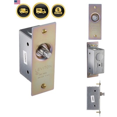 3 Amp, 125 Volt, Single-Pole, Doorjamb with Jamb Box Switch, Single Circuit M...