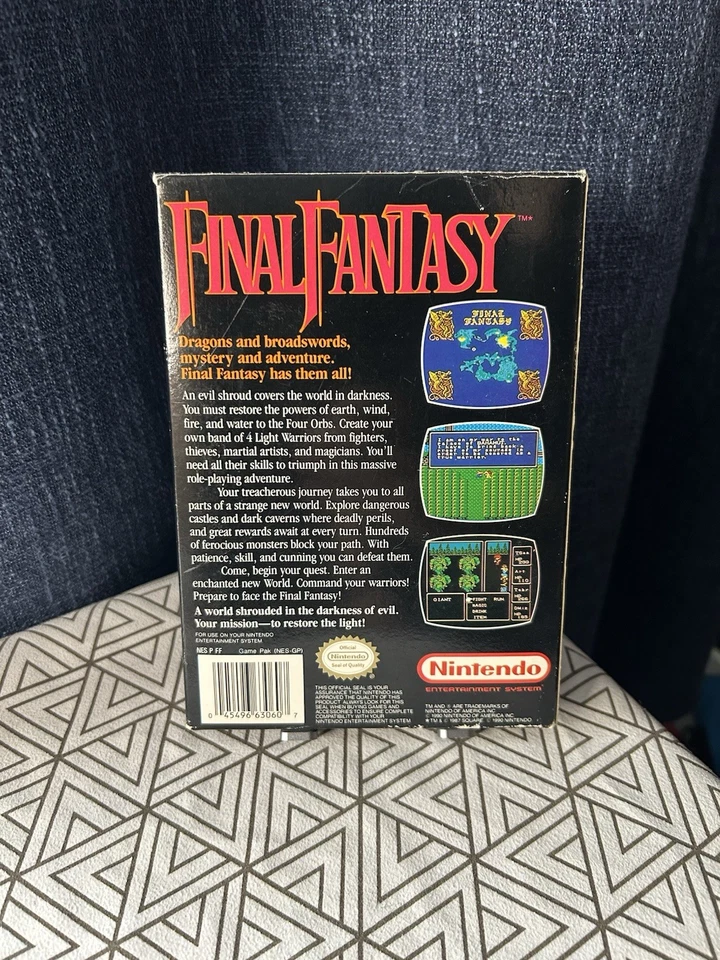 Final Fantasy NES Nintendo CIB con Manual, Mapas e Inserto Foto 2 de 4