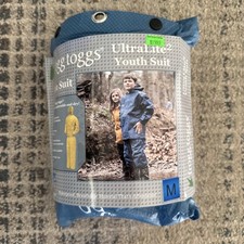 Frogg Toggs Ultra-Lite2 Waterproof Youth Suit Sz Medium 8-10 Blue, Used