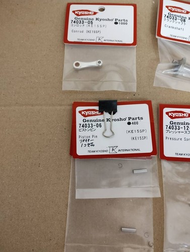 Kyosho Radio Control Engine Ke15Sp Spare Parts 6 Pieces - Picture 4 of 5