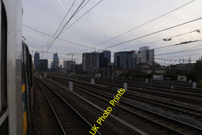Photo SNCB Belgian Railway 6x4 view from train near Brussels-Nord c2023 1