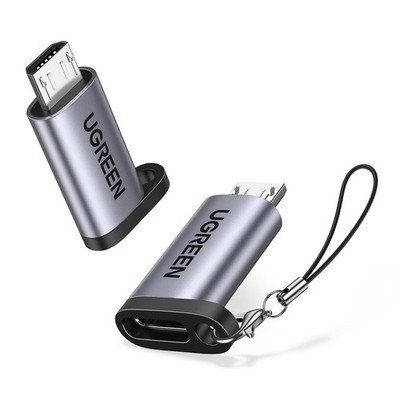 UGREEN Adapter USB C auf Micro 2 Pack C Buchse Grau
