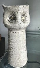 Vintage Bitossi Replica Ceramic Owl candle ho...