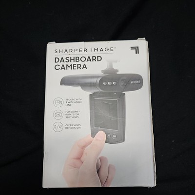 Sharper Image Dashboard Camera  with Wide Angle Lens - Black