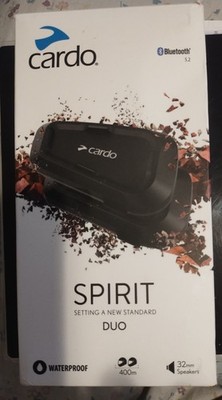 Cardo Spirit Duo Bluetooth Intercom Waterproof 2-Way Motorcycle SPRT0101 NEW (2)