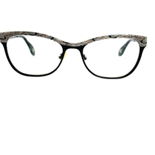 FYSH Eyeglasses Frames Purple 3545 852 52-17-140  Eyewear Frames Only H19075