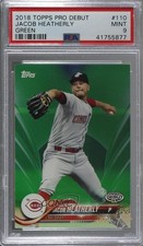 2018 Topps Pro Debut Green 83/99 Jacob Heatherly #110 PSA 9 MINT 8d2