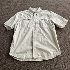 Carhartt Men's Force Short Sleeve Button Up Shirt Relaxed Fit Size XL
