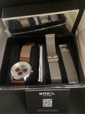Orologio Uomo BREIL TWENTY20 TW1733 Multifunzione Pelle Marrone Beige