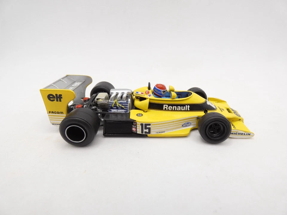 Renault RS01/1 Jeans Pietra Jabouille #15 Britannici Gp 1977 1/43 Quartzo F1 - Immagine 2 di 2