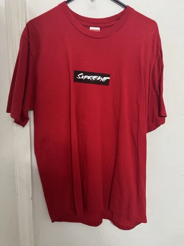 Tee shirt rouge Supreme Futura Box logo taille L SS24 occasion 100% authentique