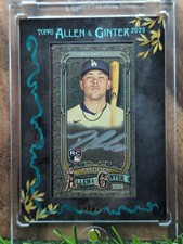 Dalton Rushing RC Black Mini Framed Auto /25 2025 Topps Allen & Ginter