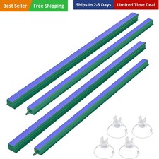 Aquarium Air Stone Bar Bubbler 16 Inch, Fish Tank Bubbler Stone with 4 Suctio...