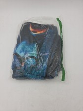 Blue Color Skull Duvet Cover Set Twin Size Gothic Comforter Cover with 2 Pil...