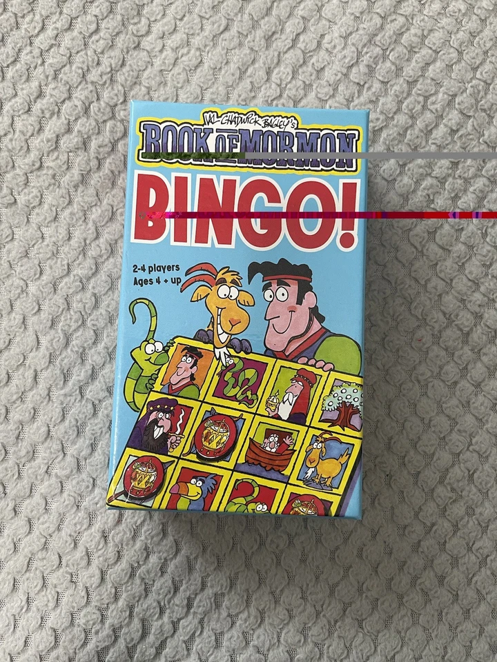 Book of Mormon Bingo! Val Chadwick Artwork LDS 2-Sided Family Game (Complete) - Image 3 of 4