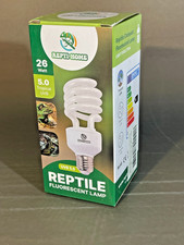 REPTI HOME UVB Reptile Light 5.0, 26W Tropical and Sub-Tropical UVA UVB 1412 