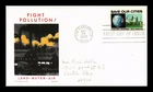DR JIM STAMPS US COVER SAVE OUR CITIES FIGHT POLLUTION FDC JACKSON CACHET