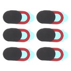  6 pièces ovale Webcam confidentialité caméra curseur protéger couverture